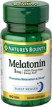 Nature's Bounty Melatonin, 100% Drug Free Sleep Aid, 180 Count (pack Of 1) New. Price: $7.51.
