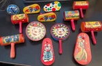 Big Lot *13* Vtg Kirchhof/life The Party Tin Noise Makers! Great Graphics! Unspecified. Price: $34.95.