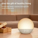Odokee H03 Round Shaped Sunrise Alarm Clock Sleep Sound Machine - Beige New. Price: $21.50.