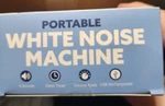 Bliss Portable White Noise Machine, New Box, 6 Sounds. Price: $10.00.