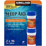 Kirkland Signature Nighttime Sleep Aid (doxylamine Succinate 25 Mg), 96 Tablets New. Price: $27.10.