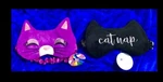 Set Of 2 Character U-style Plush,padded,reversible Sleep Masks,cat & Catnap New. Price: $16.99.