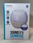 Homedics Soundspa Sunrise Simulator Alarm Clock 8 Sleep & Wake White Bt New. Price: $40.00.