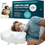 Lunderg Cpap Includes 2 Pillowcases Adjustable Memory Foam New. Price: $65.99.