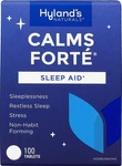Hyland's Naturals Calms Forte Sleep Aid Tablets 100 Ea New. Price: $10.29.