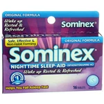 3 Pack Sominex Original Formula Nighttime Sleep Aid, 25 Mg, 16 Ct New. Price: $15.48.