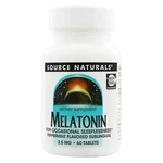 Source Naturals Melatonin 2.5MG, Peppermint, 60 Tablets New. Price: $12.05.