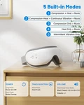 Morelax Eye Massager Heat Face Bluetooth Music Vibration White Care New. Price: $27.99.