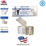 Secure Gait Belt For Seniors With Metal Buckle - Transfer Walking Standin... New. Price: $23.99.