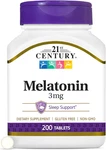 Melatonin 3MG Gentle Strength Tablets, 200 Count, Sleep Aid For Adults, Promotes New. Price: $15.56.