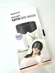 New Health Touch Silky Sleep Mask Soft Black Satin Eye Relaxing Lightweight. Price: $7.95.