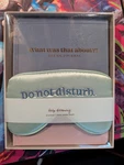 Garven Satin Sleep Mask & Dream Journal Set Light Blue New. Price: $9.74.