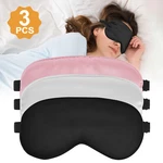 3PCS Travel Silk Eye Mask Sleeping Soft Padded Shade Cover Blindfold For Women New. Price: $7.89.