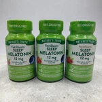 3 Natures Truth Melatonin 12MG 60 Fast Dissolve Tablets Each Gluten Free 4/27 New. Price: $24.99.