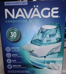Brand New Navage Congestion Relief Saline Nasal Irrigation Care W/saltpods. Price: $50.00.