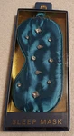 Envy Bling Teal Sleep Mask 100% Satin Charmeuse Rhinestones Dreamy Cozy Comfort New. Price: $13.50.