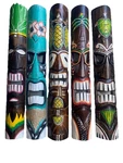 Set Of 5 40 Tiki Hawaiian Wall Island Home Decor Bar Tropical Masks New. Price: $145.00.