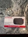 New In Box - Shenzhen Sunhai Portable Wireless Speaker Color Black Fm Radio 52MM. Price: $21.13.