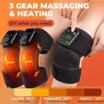 Cordless Heated Knee Massager With Vibration Heating Shoulder Brace Support Wrap New. Price: $10.99.
