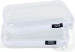 Clear Zippered Storage Bin 5.5"X8.5" Hard-sided, Stackable Organizer For Toys, Unspecified. Price: $17.89.