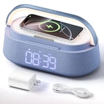 Freefish Bluetooth Speaker With Wireless Charger, Fm Radio, Dimmer Night Ligh... New. Price: $45.99.