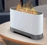 Brookstone Ambient Flame Ultrasonic Diffuser With Warm Led Light New. Price: $12.00.