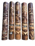 Set Of 5 40 Tiki Hawaiian Wall Island Home Decor Bar Tropical Masks New. Price: $145.00.