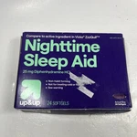 Up & Nighttime Sleep Aid 25MG Non Habit Forming 24 Softgels Exp 01/26 New. Price: $8.99.