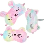 3 Pieces Mask For Kids, Girls Plush Sleeping Eye Cover Soft Blindfold New. Price: $14.58.