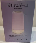 Hatch Rest 2ND Gen Smart Sleep Assistant Night Light, White Purple New. Price: $45.00.
