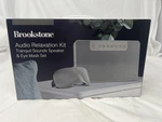 Brookstone Audio Relaxation Kit Tranquil Sounds Speaker & Eye Mask W/usb Timer New. Price: $34.00.
