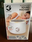 Smartgear Relax & Sleep Sound Machine, Battery/usb, Night Light, White, Open Box. Price: $19.99.
