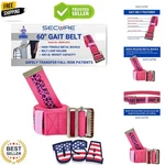 Secure Gait Belt For Seniors With Metal Buckle - Transfer Walking Standin... New. Price: $31.19.