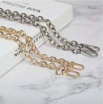 47" Long Replacement Metal Flat Purse Chain Strap Shoulder Crossbody Handbag New. Price: $8.73.
