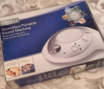 Homedics Soundspa Portable Noise Machine, White/silver, SS-2000 Open. Price: $19.80.