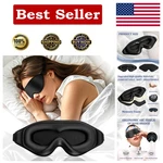 3D Deep Contoured Zero Pressure Sleep Eye Mask For & Women, Blackout Blindfo New. Price: $11.62.