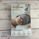Eye Mask Sharper Image Hot Cold Weighted Sleep Relaxation Gray New. Price: $21.99.