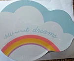 Womens Sweet Dreams Kit Cloud Eye Mask & Socks Decorative Tin Sealed New. Price: $12.99.