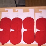 Lot Of 4 Auden Jersey Quilted Red Eye Mask One Size 95% Recycled Polyester New. Price: $14.00.