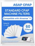 60 Count Of Standard Replacement Disposable Filters Compatible With Resmed Airs New. Price: $13.49.
