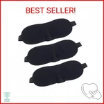 Qtmy 3 Pcs Sleeping Mask For Women Girls Adults Eyepatch Blindfold Shade New. Price: $14.87.
