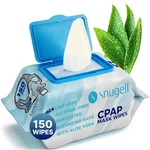 Snugell Cpap Mask Wipes Soft Cotton With Aloe Vera, 150 Count (pack 1) New. Price: $20.41.