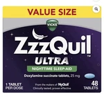 Zzzquil Ultra Night Time Sleep Aid, Doxylamine Succinate, 48 Tablets New. Price: $35.00.