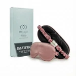 Mulberry Silk Sleep Mask, 3D Contoured Blackout Eye Pink/black New. Price: $37.89.