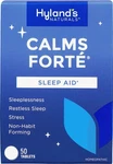 Hylands Calms Forte Homeopathic Sleep Aid 50 Tablets -- New. Price: $13.95.