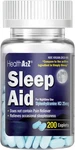 HEALTHA2Z Sleep Aid 200 Caplets, Diphenhydramine Hcl 25MG, Regular Blue New. Price: $14.76.