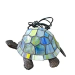Very Nice! Tiffany Style Stained Glass Turtle Lamp Night Light Multicolor 8 X6 Used. Price: $75.00.