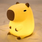 Cute Capybara Night Light, Novelty Animal Silicone Nursery Rechar... New. Price: $28.15.