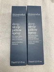 Pack Thisworks Deep Sleep Pillow Spray New W/box 2.5OZ. Price: $50.00.