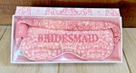 New Slip Wedding Party Bridesmaid 100% Silk Sleep Mask, Nib. Price: $39.95.